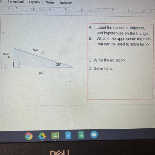 Need help with solving trig ratio