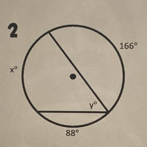 X = ?
y = ?
Please explain the answers too!