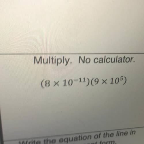 Math multiple no calculator show work
