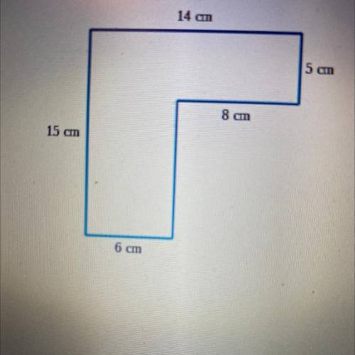 Find the perimeter of the figure below. Notice that one side length is not given.

Assume that all