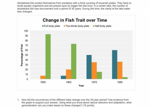 PLEASE HELP!

How did the occurrences of the different traits change over the 30-year period? Use