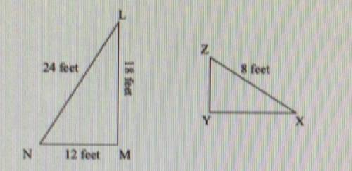 Help! The two triangles are similar. WHAT IS THE VALUE OF YX?