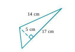 Help asap

Find the area of the triangle below.
Be sure to include the correct unit in your answer