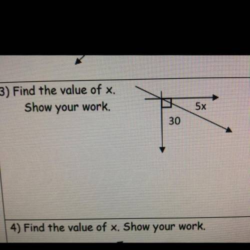 Find the value of x help me pls