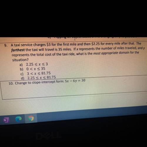 I need help with number 9 please show work how to get the answer.