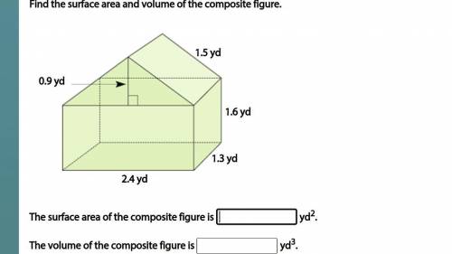 Find the surface area and volume of the composite figure.
Pls help me asap.