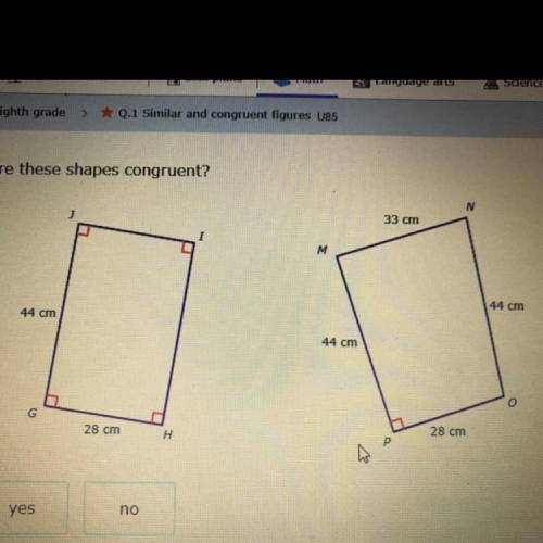 Are these shapes congruent??