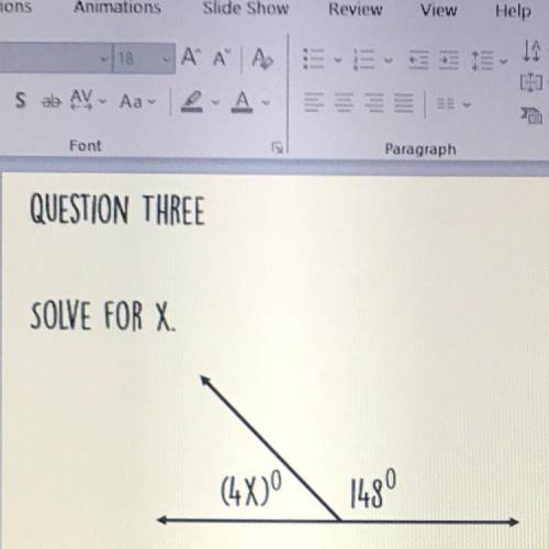 Answer choices:
X=37
X=32
X=8