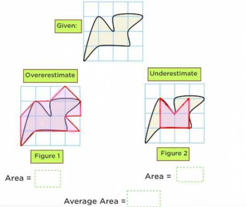 SOMEONE PLEASE HELP!

Figures 1 and 2 below show two polygonal regions used to approximate the are
