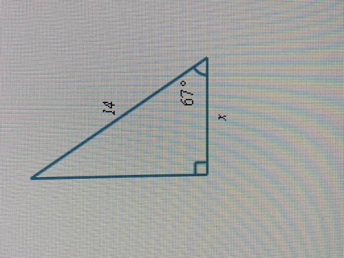 Solve for X and round to the nearest tenth