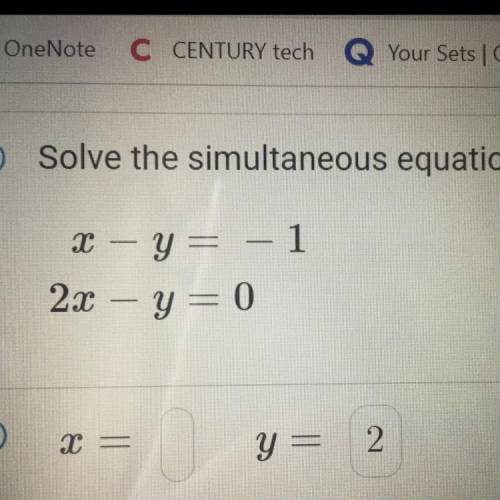 Please help me solve this simultaneous equation