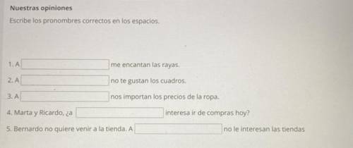 ￼spanish will give brainliest and thanks to the correct answer