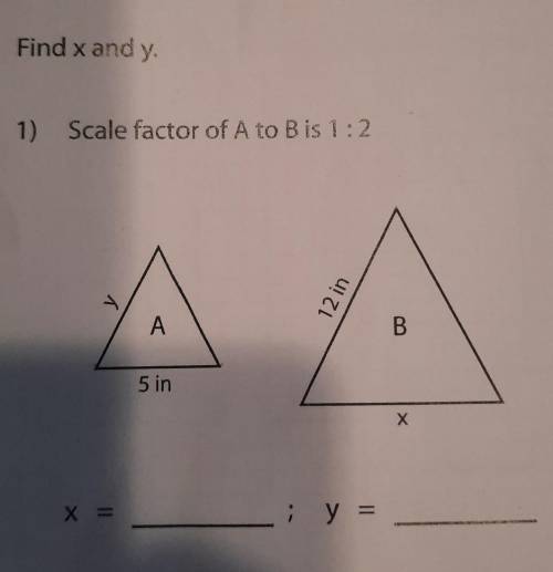 What is x and y? help​