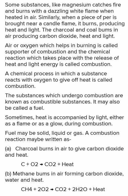 which activity would you do to prove that the temperature of a substance must reach the combustion p