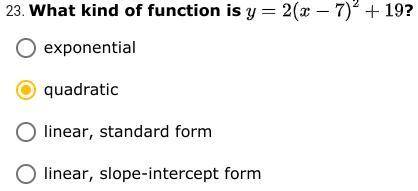 Please help, this is a simple question I don't know:
What type of function is this?