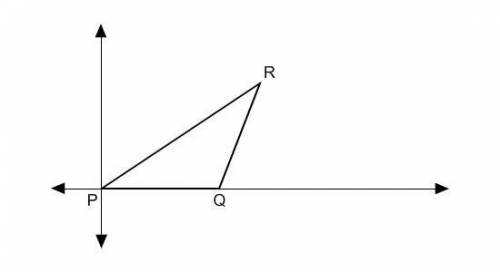 Given: The coordinates of triangle PQR are P(0, 0), Q(2a, 0), and R(2b, 2c).

Prove: The line cont