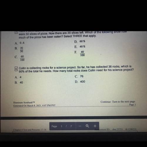 Can you help me on question six