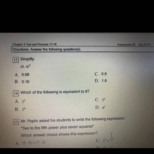 Can you help me on question 13?!