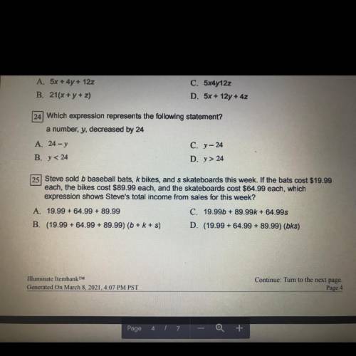 Can you help me on question 25?!
