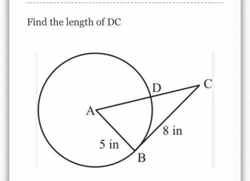 Find the length of DC.