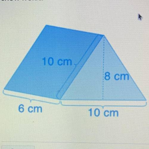 Find the area and perimeter to the triangular prism below. 
PLEASE SHOW ALL WORK:)