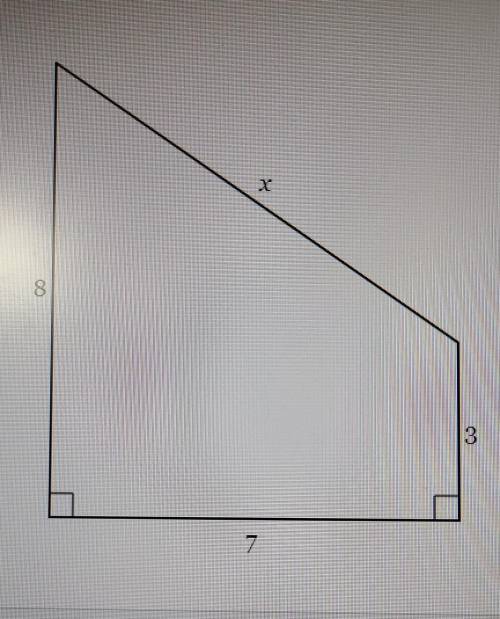 Solve x. leave your answer in simplest radical form.​
