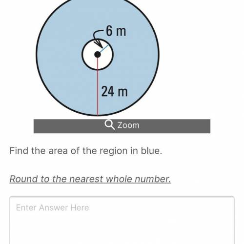 Find the area of the region in blue.
﻿Round to the nearest whole number.