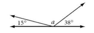 Find the measure of angle a.
