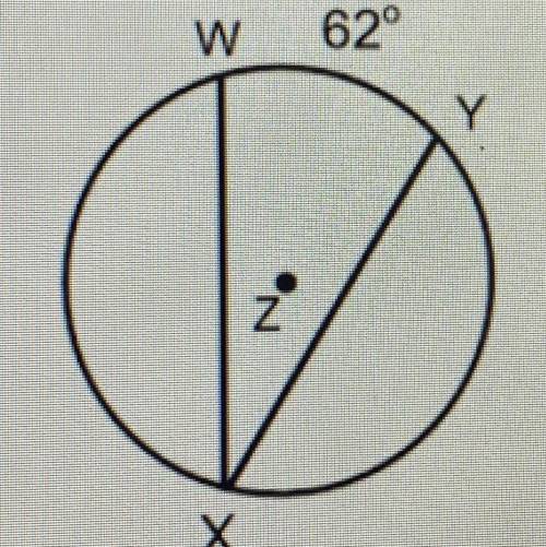 Find the measure of WXY.