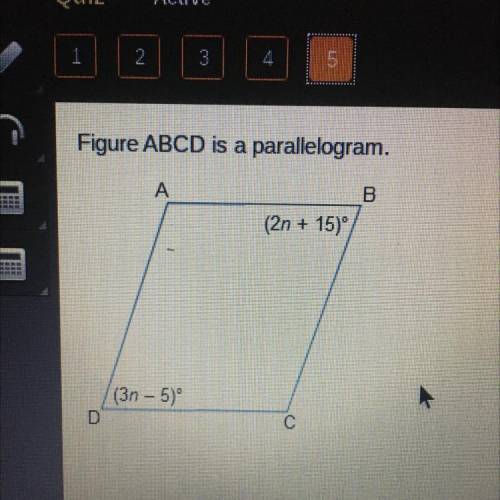 Figure ABCD is a parallelogram.

What are the measures of angles B and D?
1. angle B=55 Angle D=55