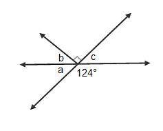 What is the value of Measure of angle a + measure of angle b

3 lines intersect to form 5 angles.