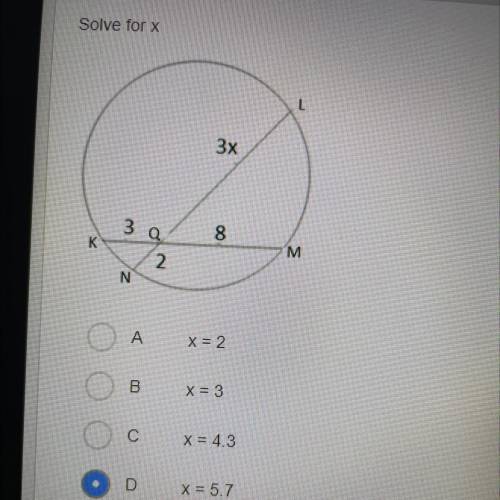 Solve for x 
Help meee