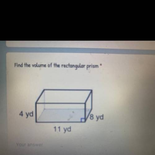 Find the volume of the rectangular prism. (no links please)