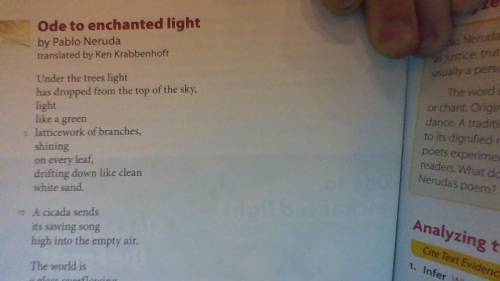 Poems Ode to enchanted Light and Sleeping in the Forest...How do the images of light differ in thes