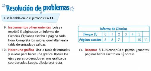 Please answer number 9 and here is the translation “ Luis already wrote 5 pages of a science report