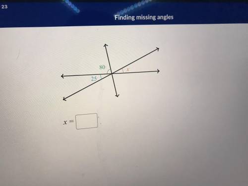 Find the missing angle ?