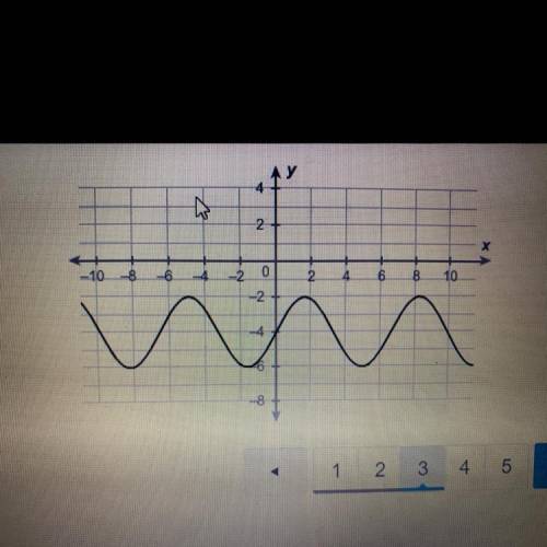 1.02 sinusoidal graphs

WHAT IS THE MAXIMUM OF THE SINUSOIDAL FUNCTION? 
Enter your answer in the