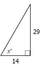 Solve for x, round to the nearest tenth.
x =
25 POINTS