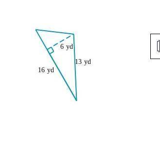 Find the area of the triangle below.Be sure to include the correct unit in your answer.​
