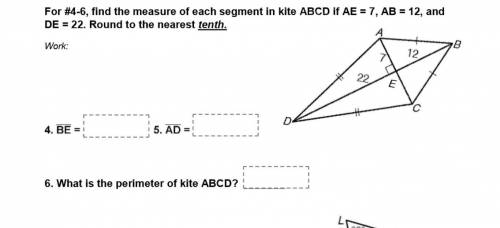 Find the measure of each segment in the kite Find T