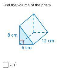 WHAT IS THE VOLUME OF THE PRISM?! 40 POINTS!!