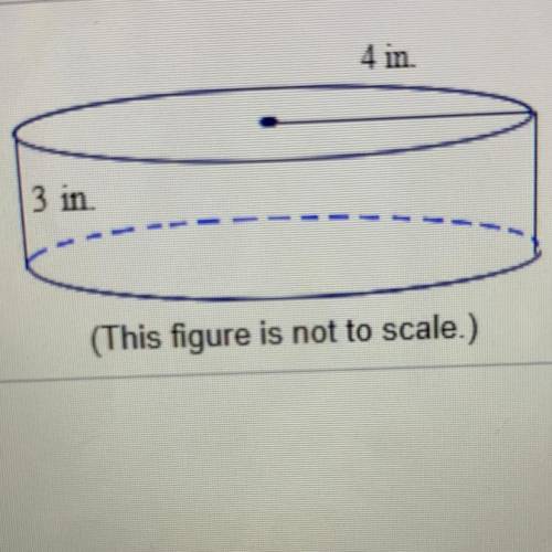 Find the volume of the cylinder￼