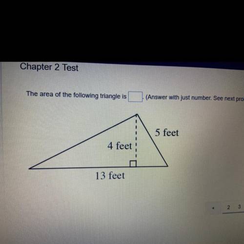 Help me find area of triangle