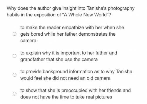 Tanisha lay on her bed and stared at the black, bulky camera on her dresser. What on earth had made