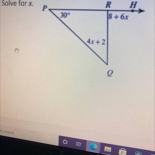 Solve for X plz help and fast I have to turn it in a hour