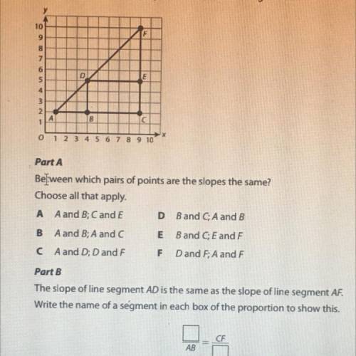Could someone please help with part A and B ! This is due in 10 minutes
