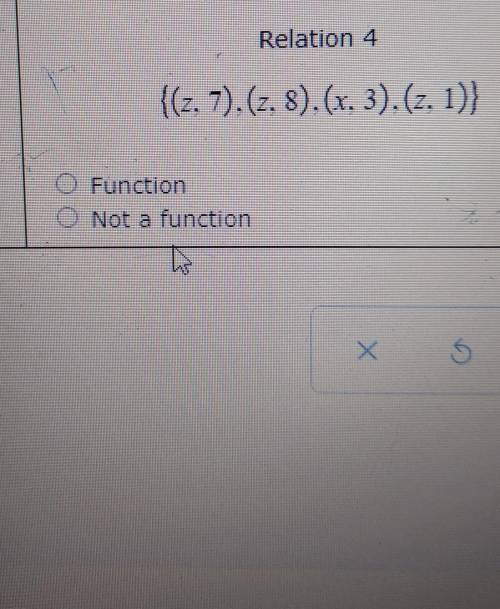 Determine whether or not it is a function. ​