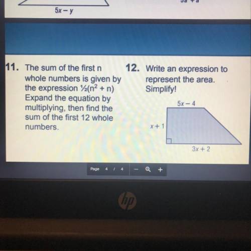 Can someone help me with these two questions and can you show your work please and thank you