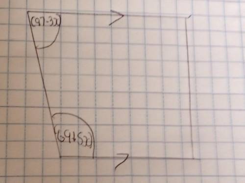 The diagram shows a trapezium. Work out the value of x.need urgently​