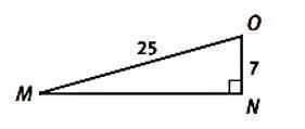 Find each of the following ratios. Write each ratio in simplest form.

sin M = 
cos M = 
tan M =
